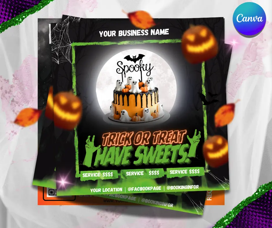 Bakery promotional flyer design