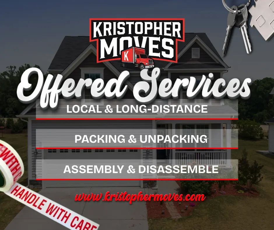 Moving company services flyer